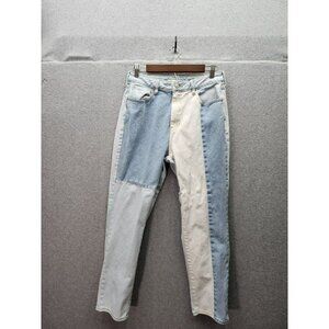 PacSun Two-Tone Light Wash Mom Jeans Women Size 29